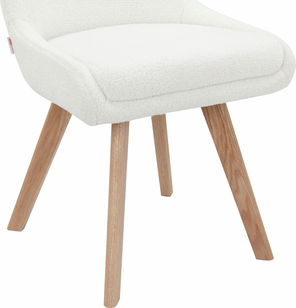 Conjunto de cadeiras Denton 1045 (Branco + Carvalho)