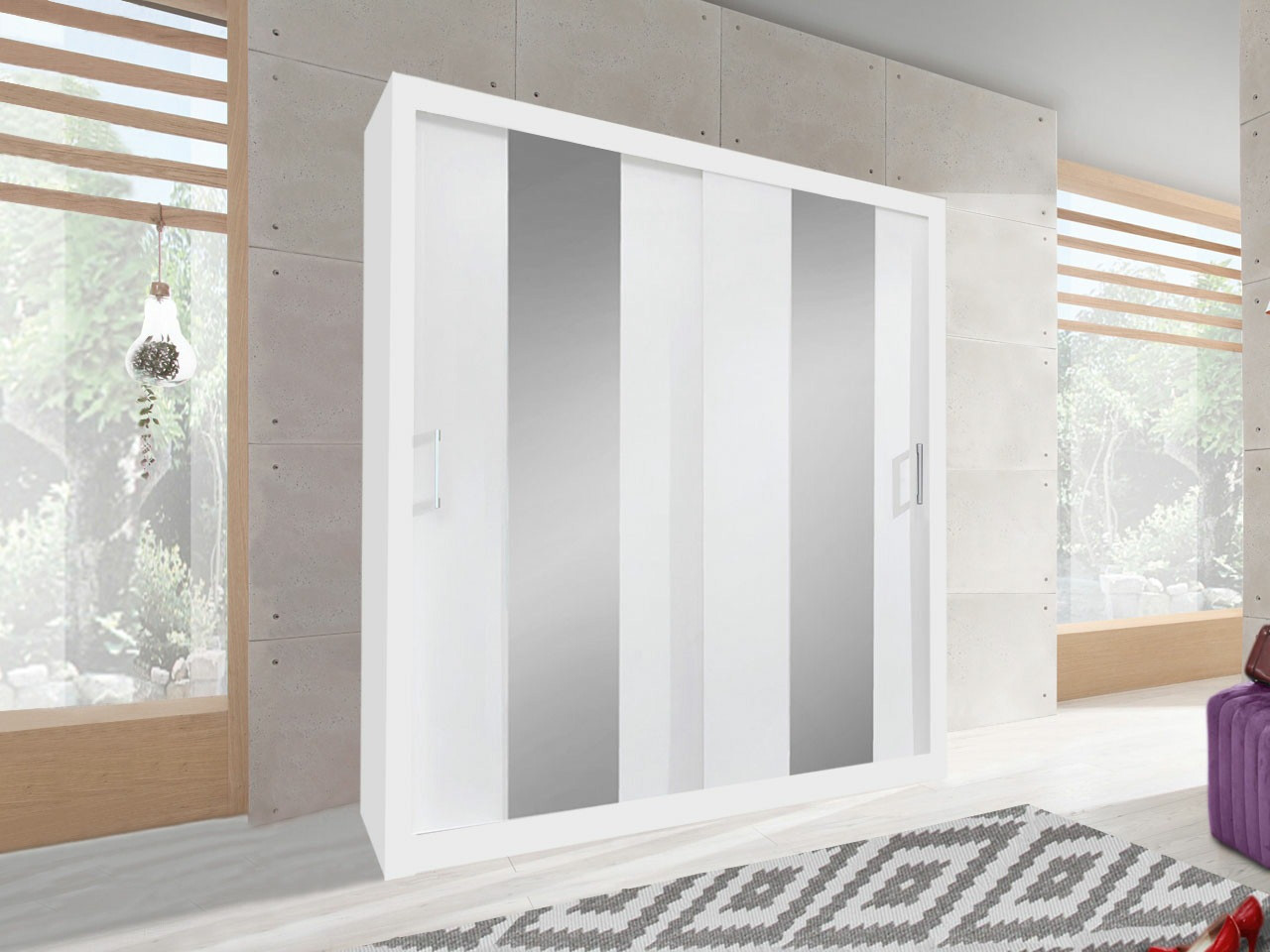 Roupeiro Omaha 131 (Branco)