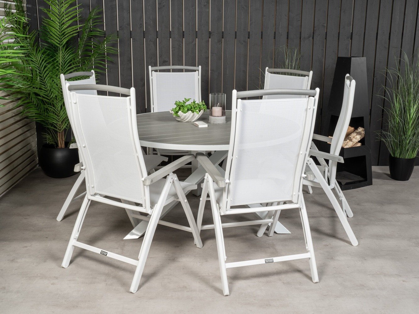 Conjunto de mesa e cadeiras Dallas 2392