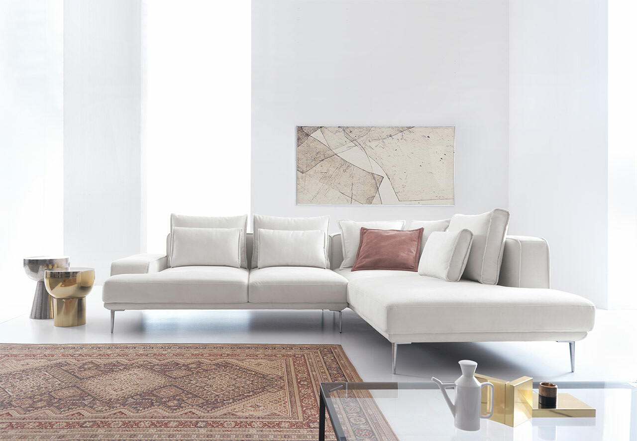 Sofá de canto Lincoln 119 (Gusto 01 + Gusto 16)