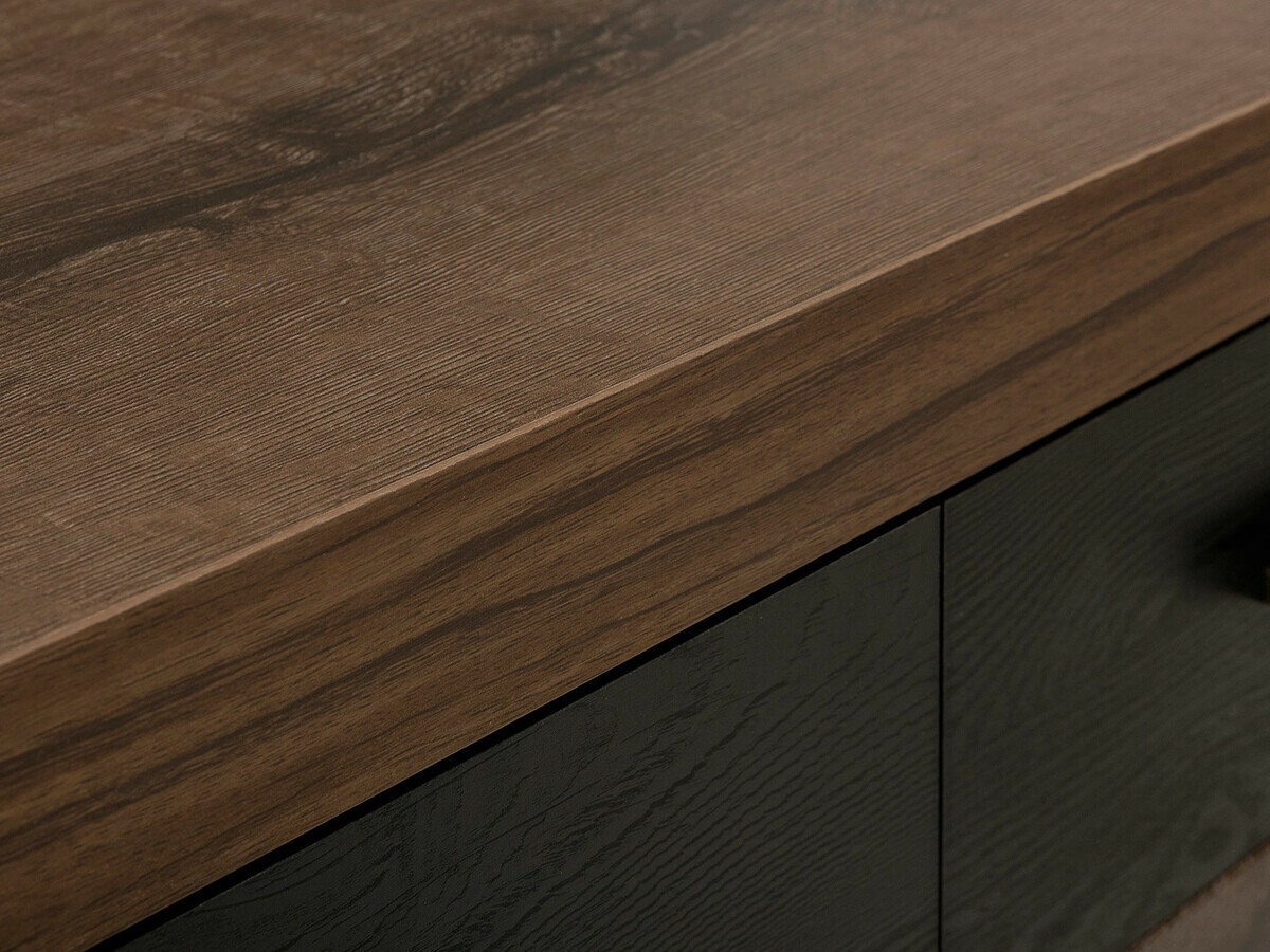 Mesa de centro Dunfelu 107 (Carvalho do Monastery + Carvalho preto)