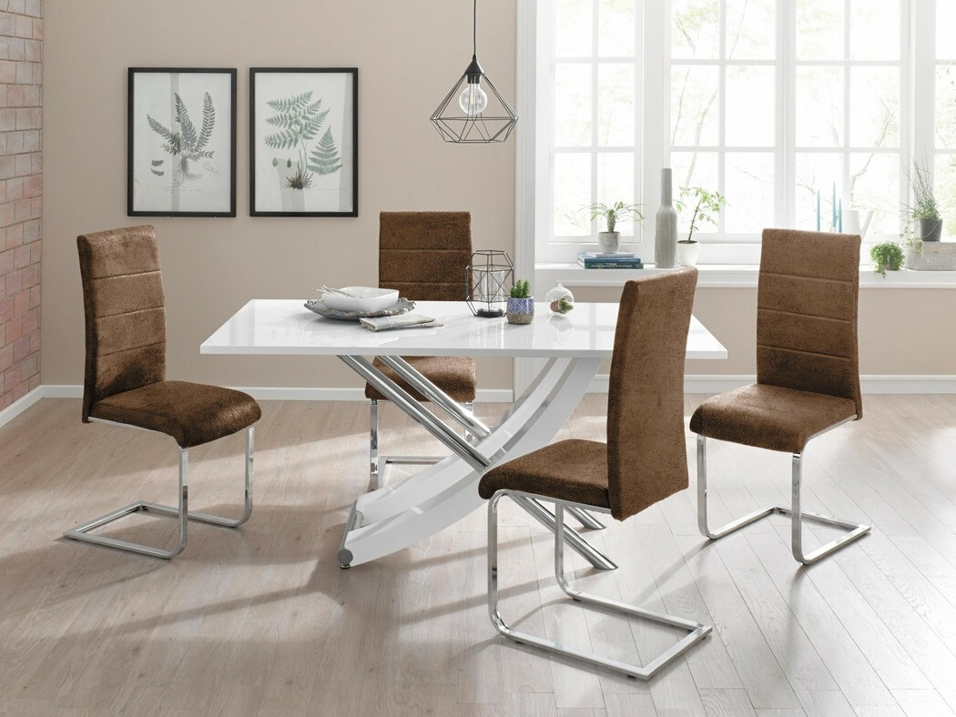 Conjunto de cadeiras Denton 1160 (Castanho)