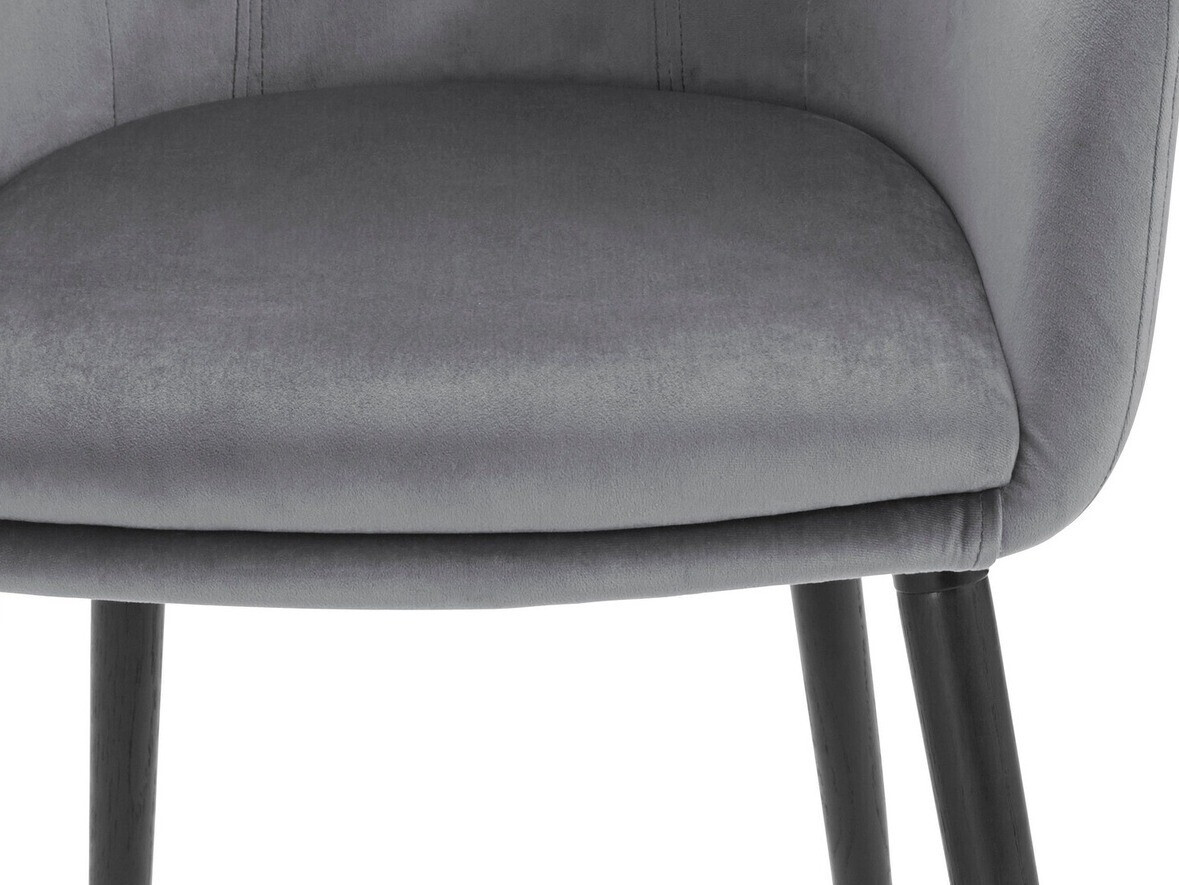 Conjunto para refeições Denton 276 (Branco + Cinzento + Preto)