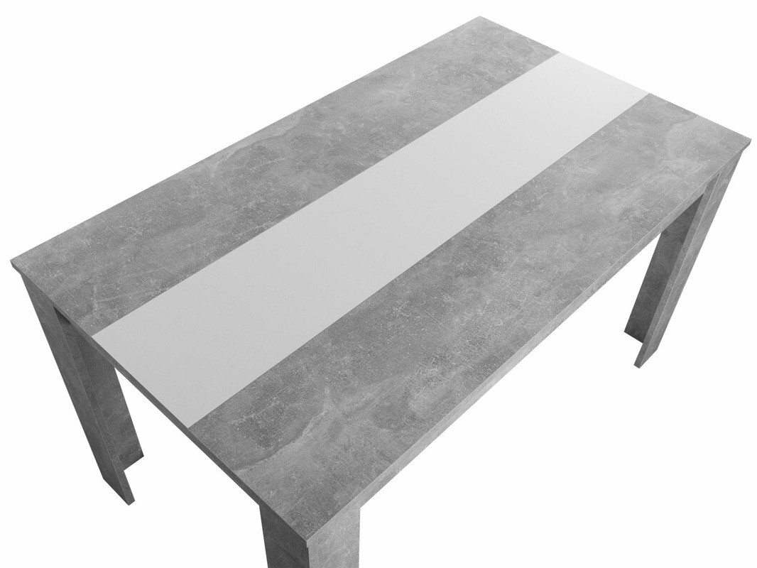 Mesa Findlay 155 (Cimento + Branco + Preto)