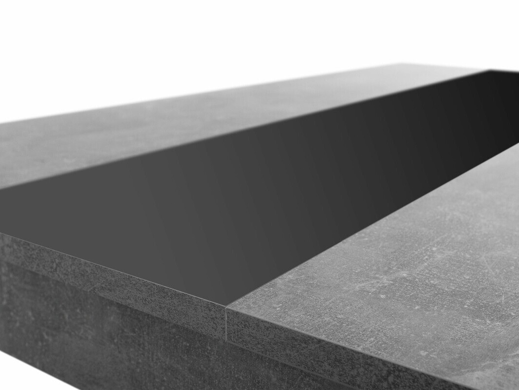 Mesa Findlay 155 (Cimento + Branco + Preto)