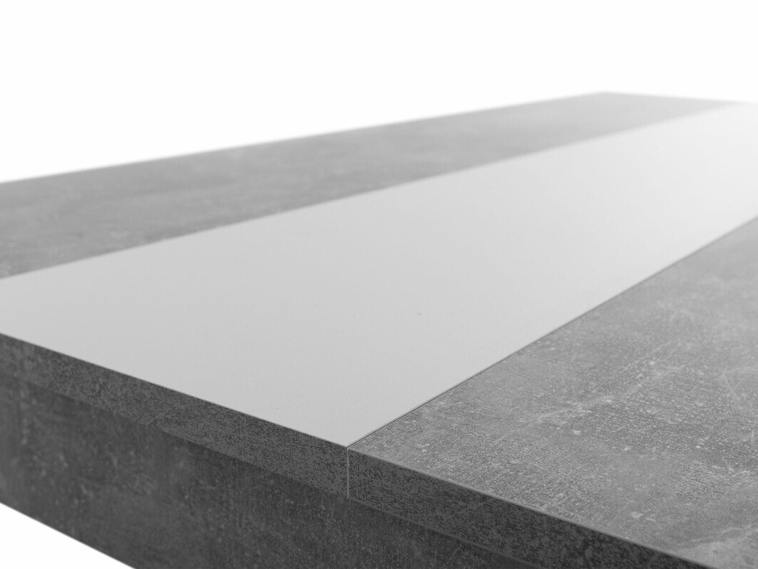 Mesa Findlay 155 (Cimento + Branco + Preto)