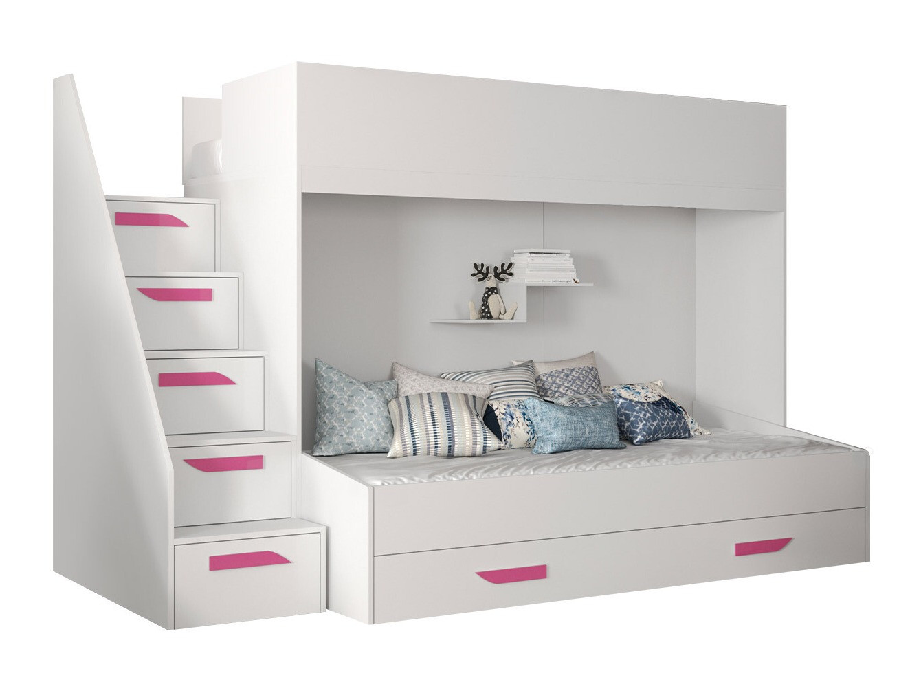 Beliche Hartford 356 (Branco + Branco brilhante + Rosa)
