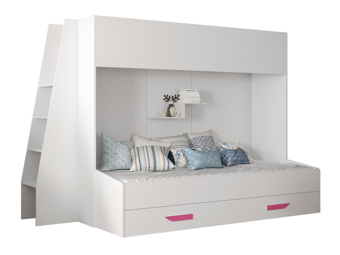 Beliche Hartford 357 (Branco + Branco brilhante + Rosa)