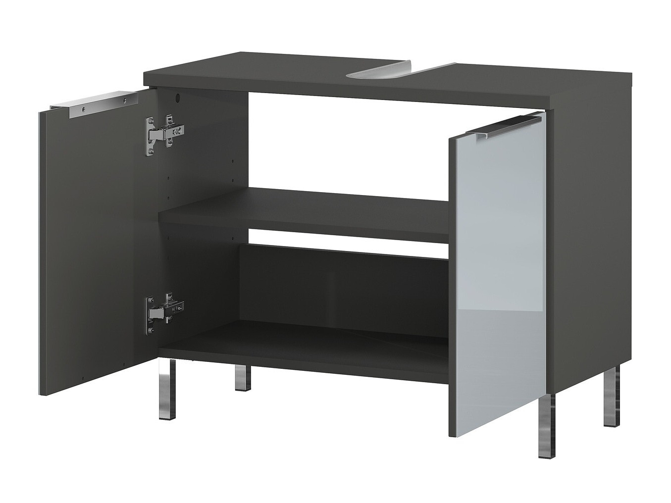 Armário com lavatório de apoio próprio para casa de banho Saldele 102