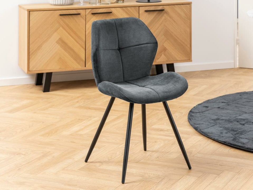 Cadeira Norsica 637 (Preto + Antracite)