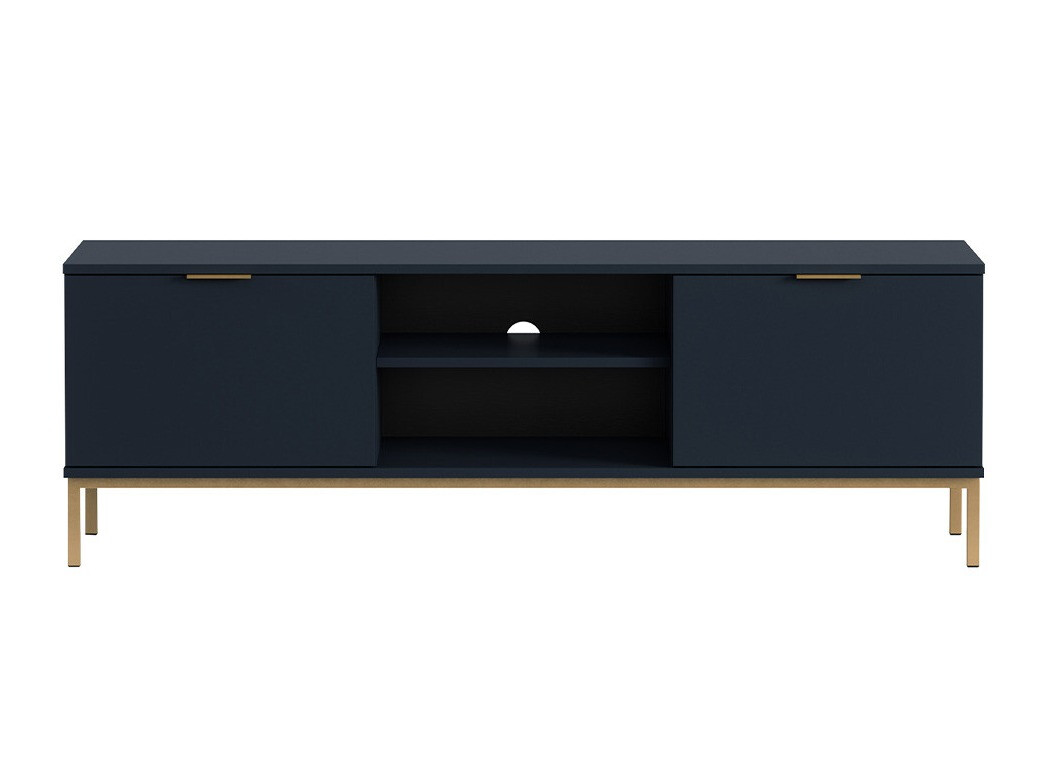 Móvel de TV Providence R106 (Azul + Dourado)