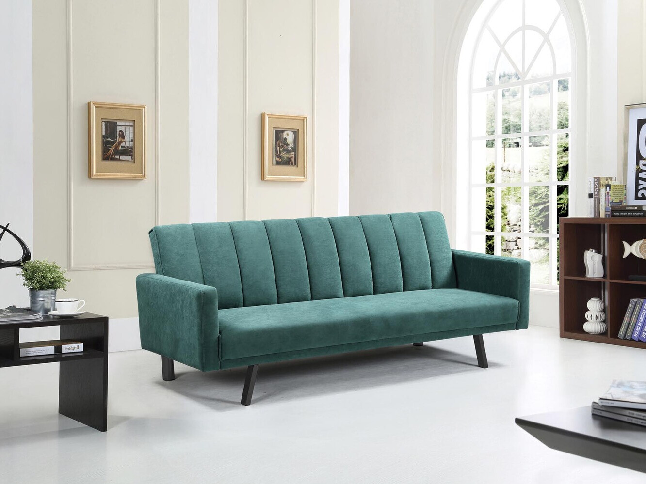 Sofá-cama Houston 1362 (Verde escuro)