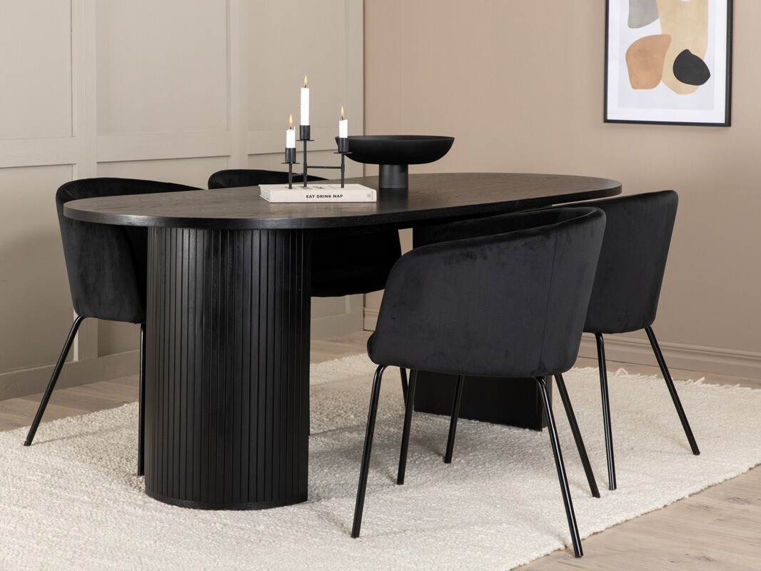 Conjunto para refeições Dallas 3313 (Preto)