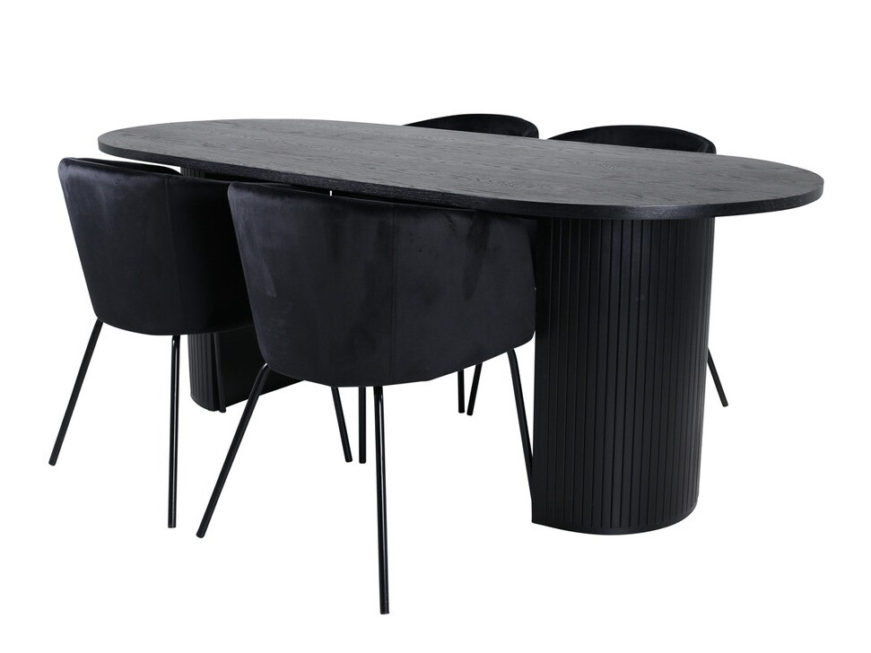 Conjunto para refeições Dallas 3313 (Preto)
