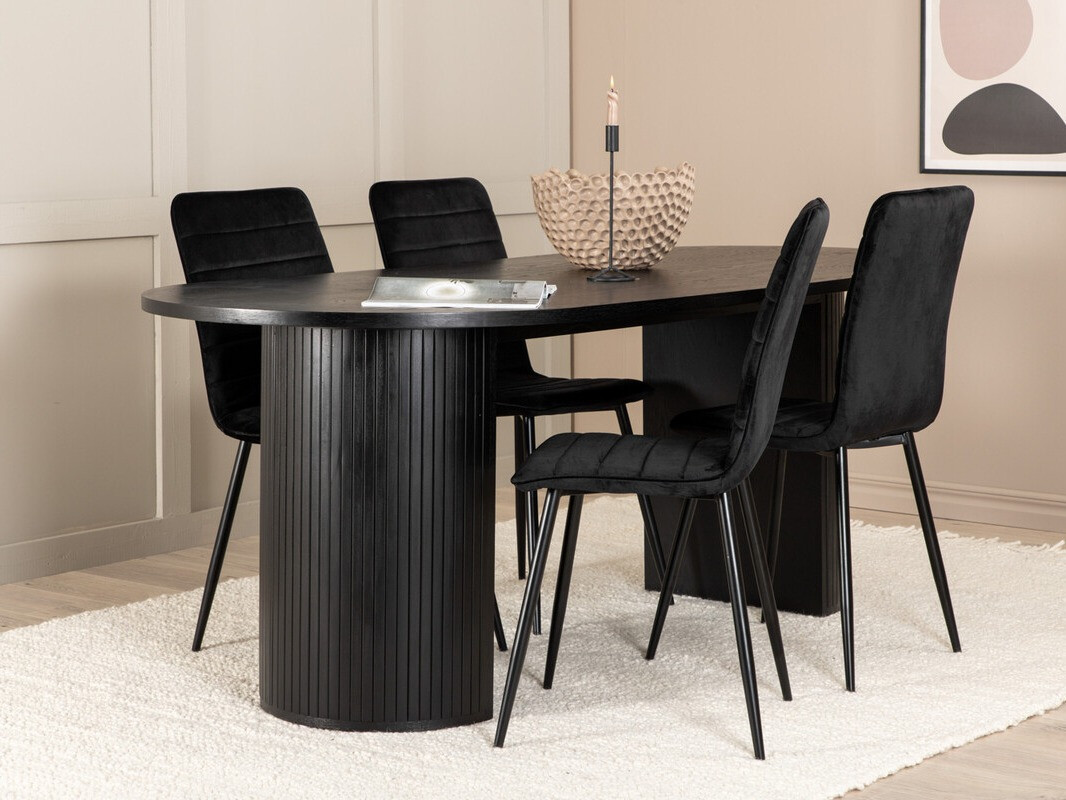 Conjunto para refeições Dallas 3325 (Preto)