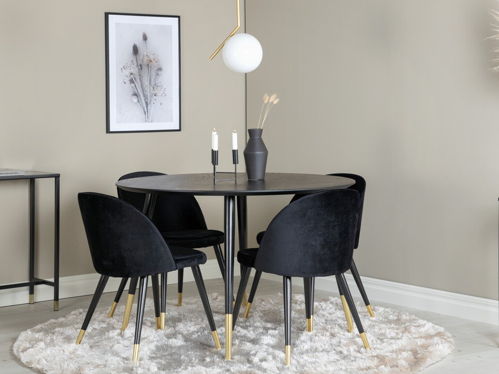 Conjunto para refeições Dallas 3331 (Preto)