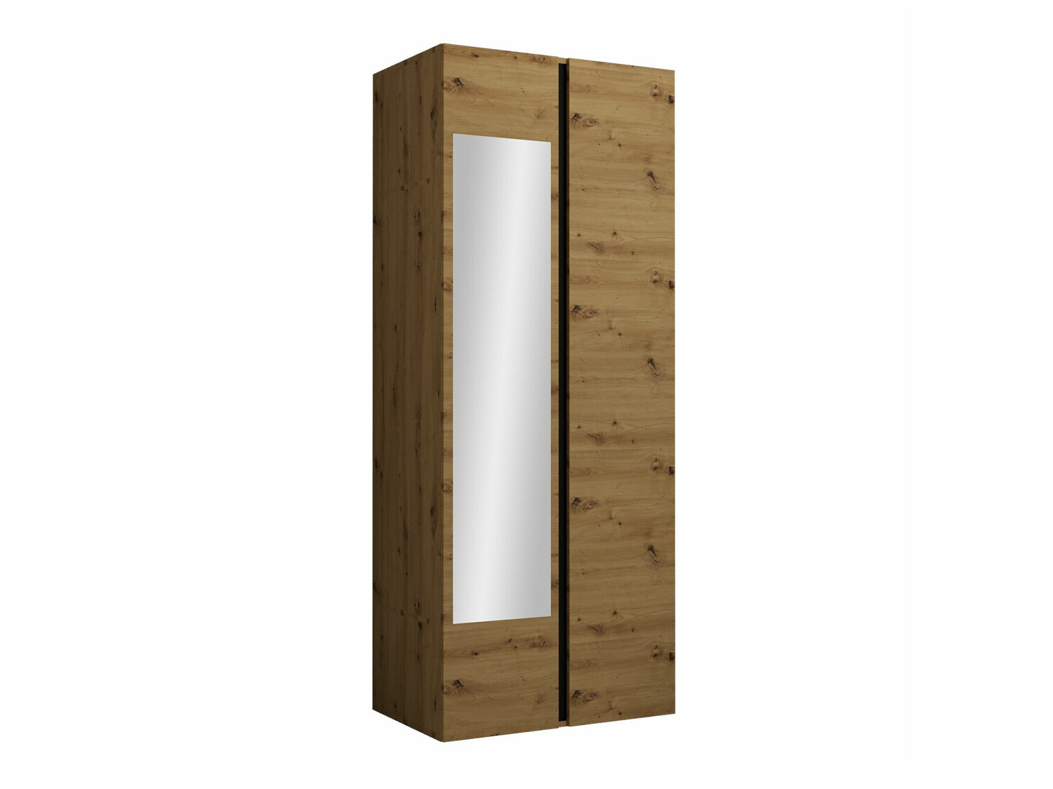 Roupeiro Pinis I (Carvalho Artisan + Preto)