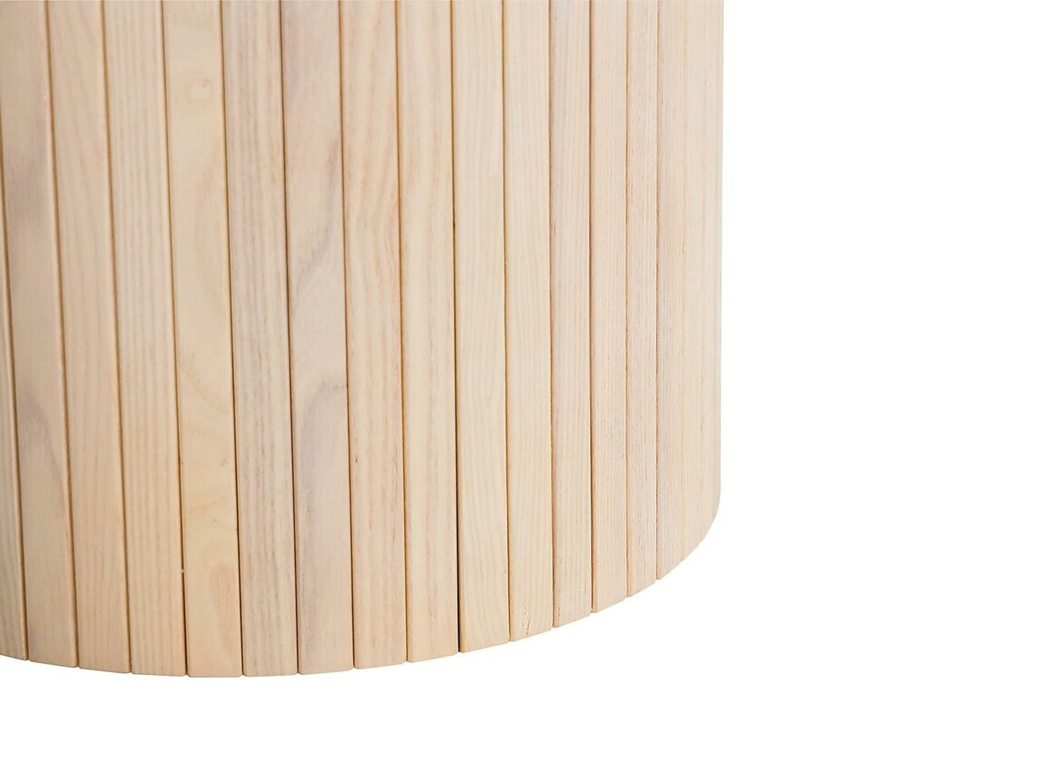 Mesa para revistas Flint 170 (Marmore branco + Castanho claro)