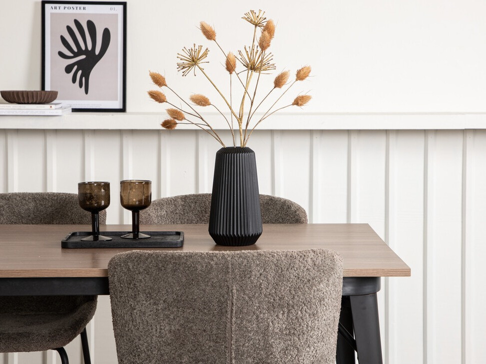 Conjunto para refeições Dallas 3363 (Castanho + Preto)