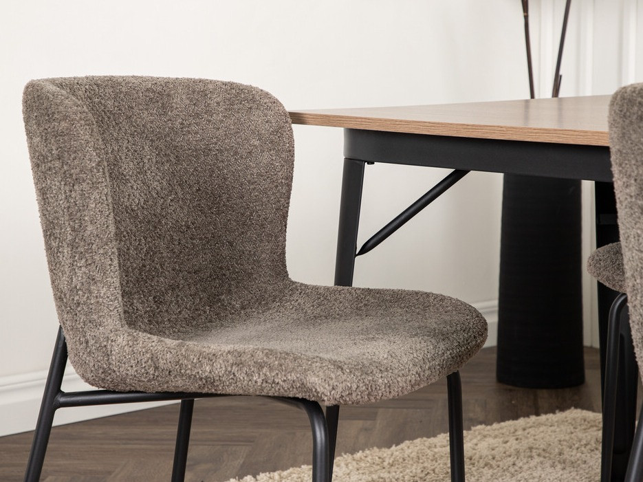 Conjunto para refeições Dallas 3363 (Castanho + Preto)