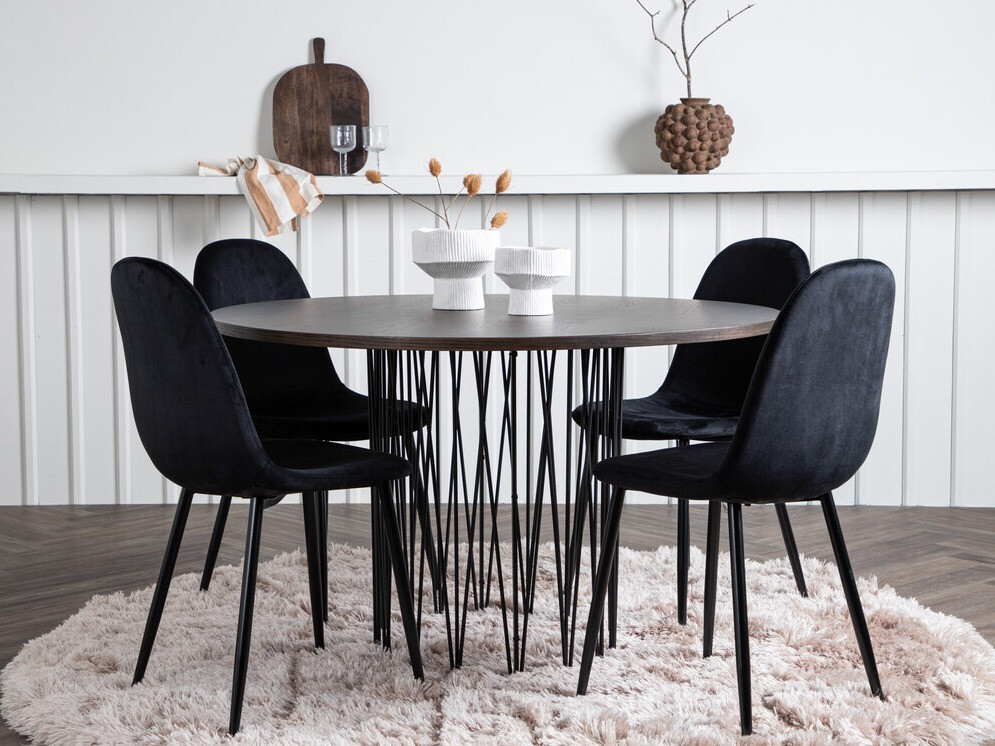 Conjunto para refeições Dallas 3370 (Preto)