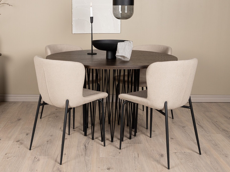 Conjunto para refeições Dallas 3379 (Bege + Preto)