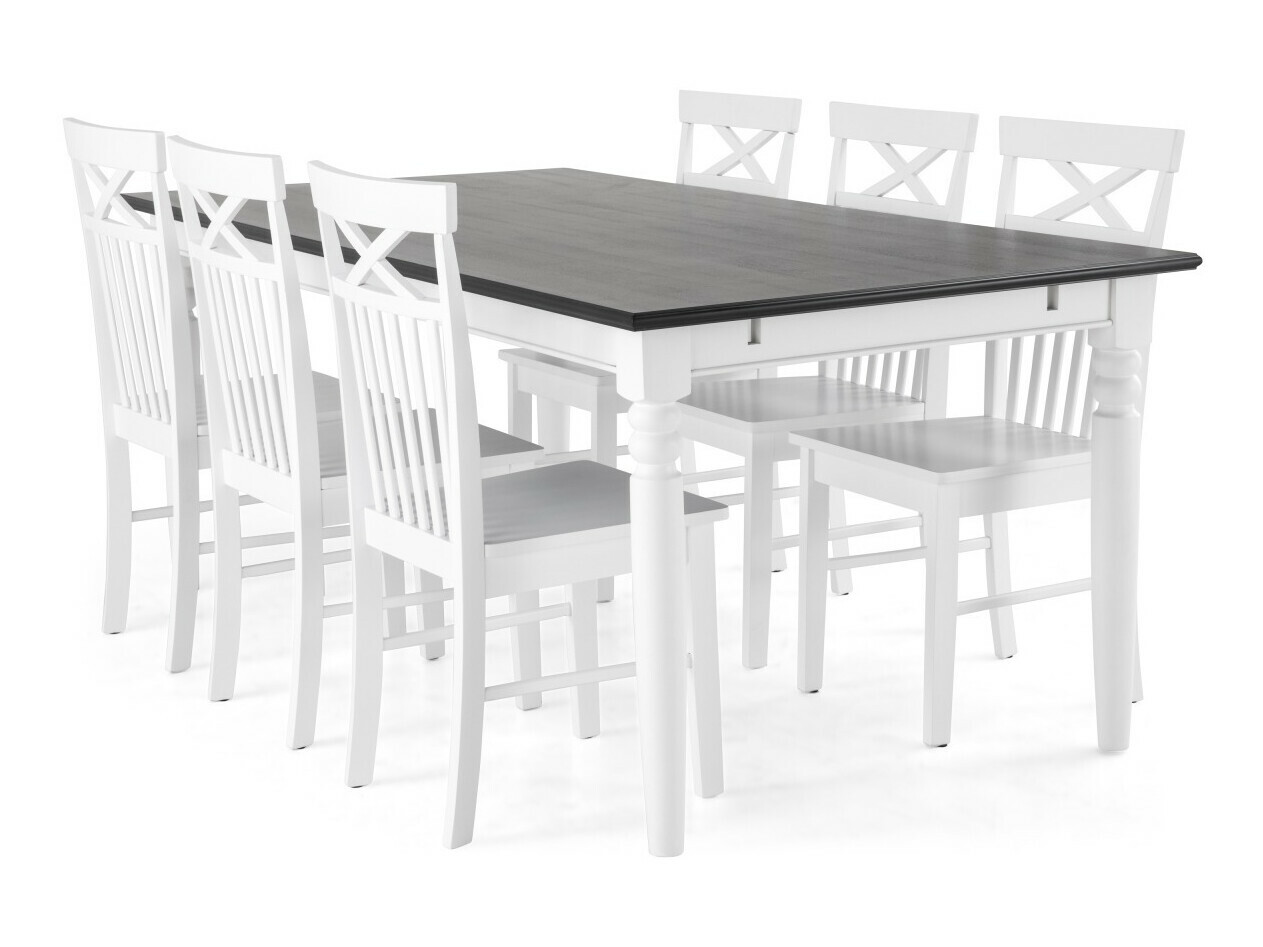 Conjunto para refeições Scandinavian Choice 649 (Branco + Preto)