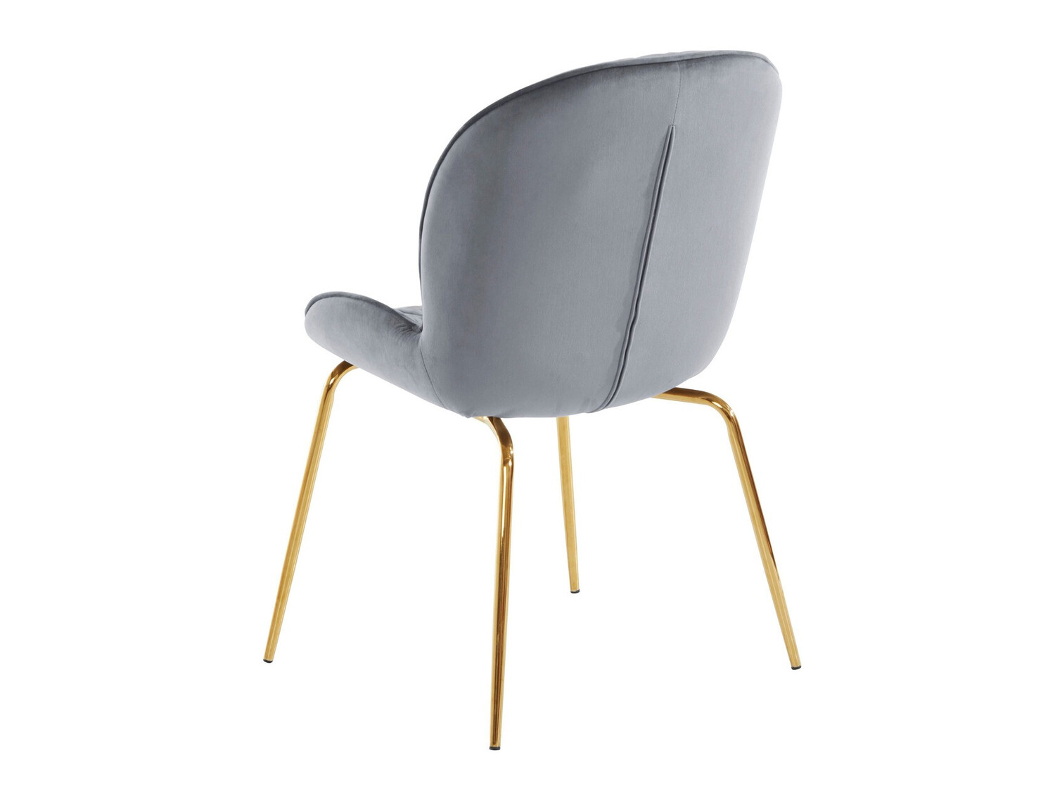 Conjunto de cadeiras Denton 1113 (Cinzento + Dourado)