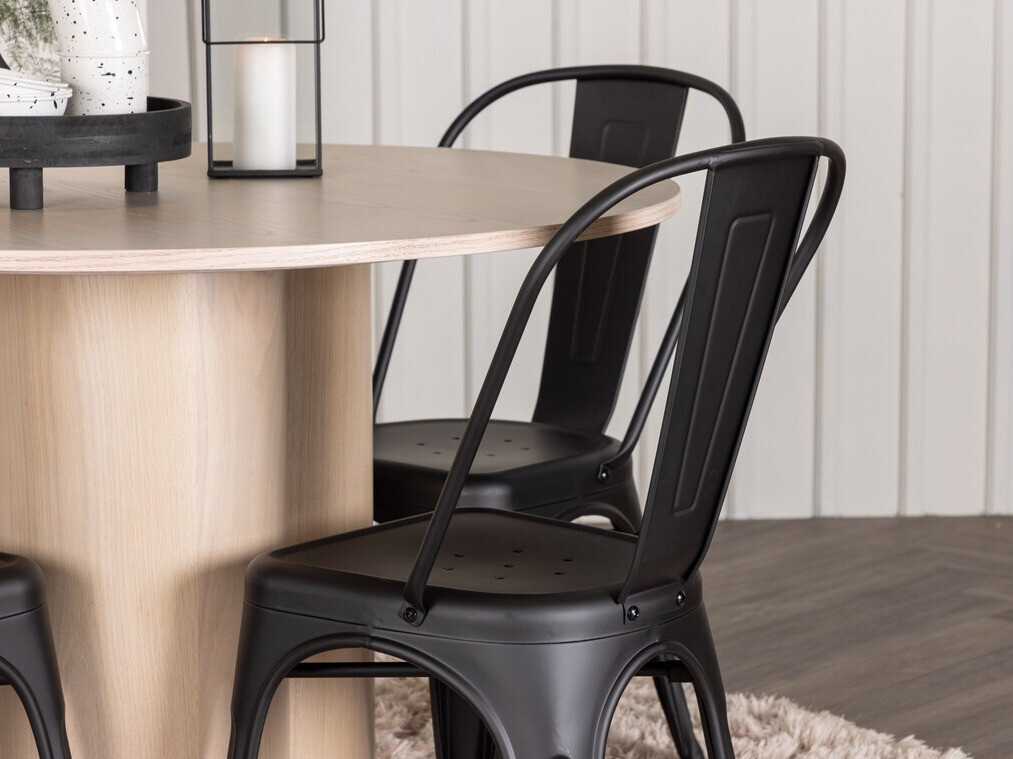 Conjunto para refeições Dallas 3988 (Madeira clara)