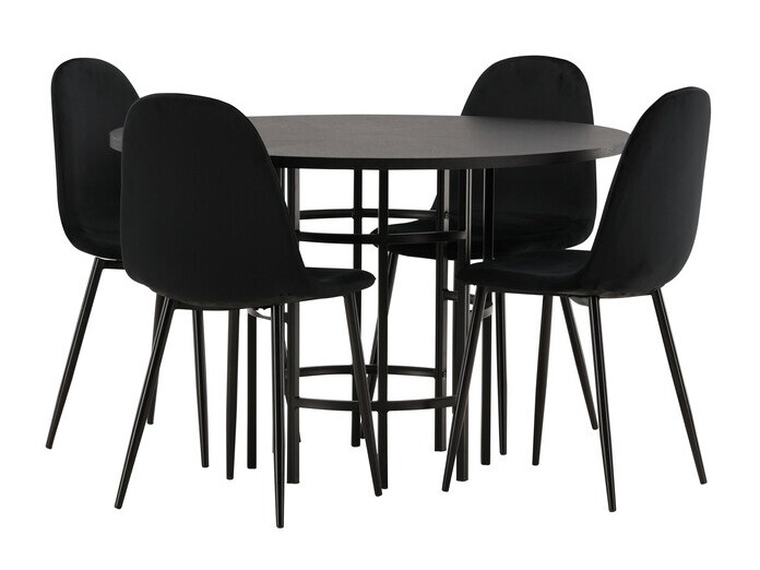 Conjunto para refeições Dallas 3424 (Preto)
