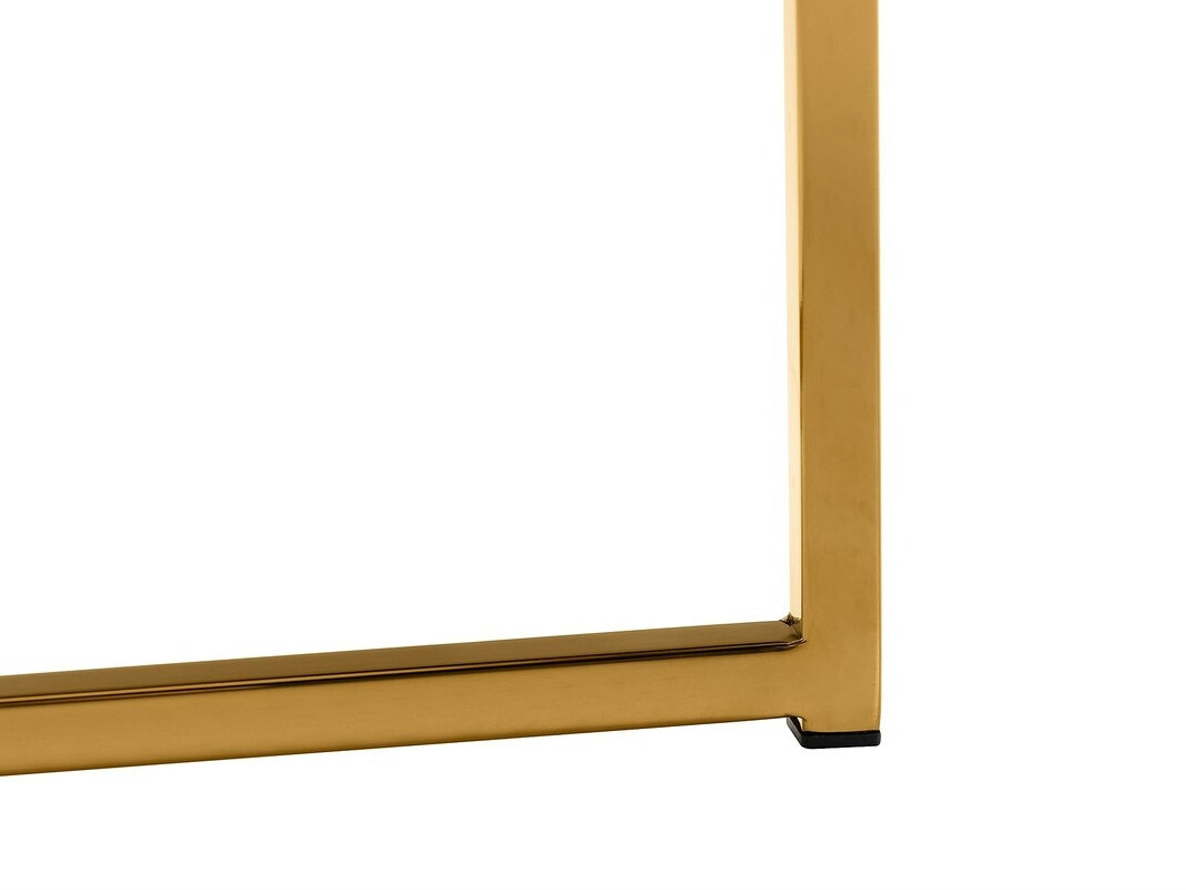 Mesa para revistas Concept 55 203 (Marmore branco + Dourado)