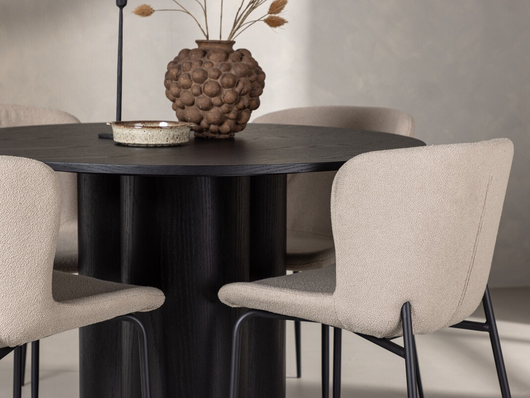 Conjunto para refeições Dallas 3432 (Bege + Castanho)