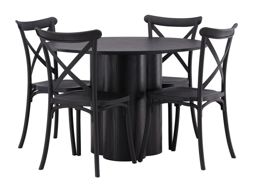 Conjunto para refeições Dallas 3982 (Preto)