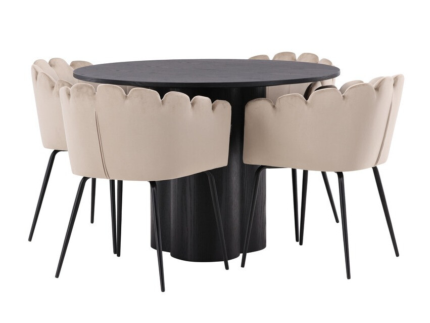 Conjunto para refeições Dallas 3984 (Preto)