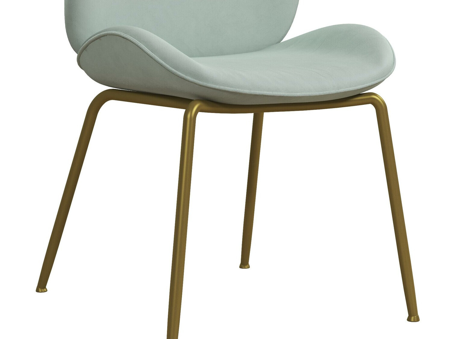 Cadeira Tulsa 517 (Latão + Verde empoeirado)