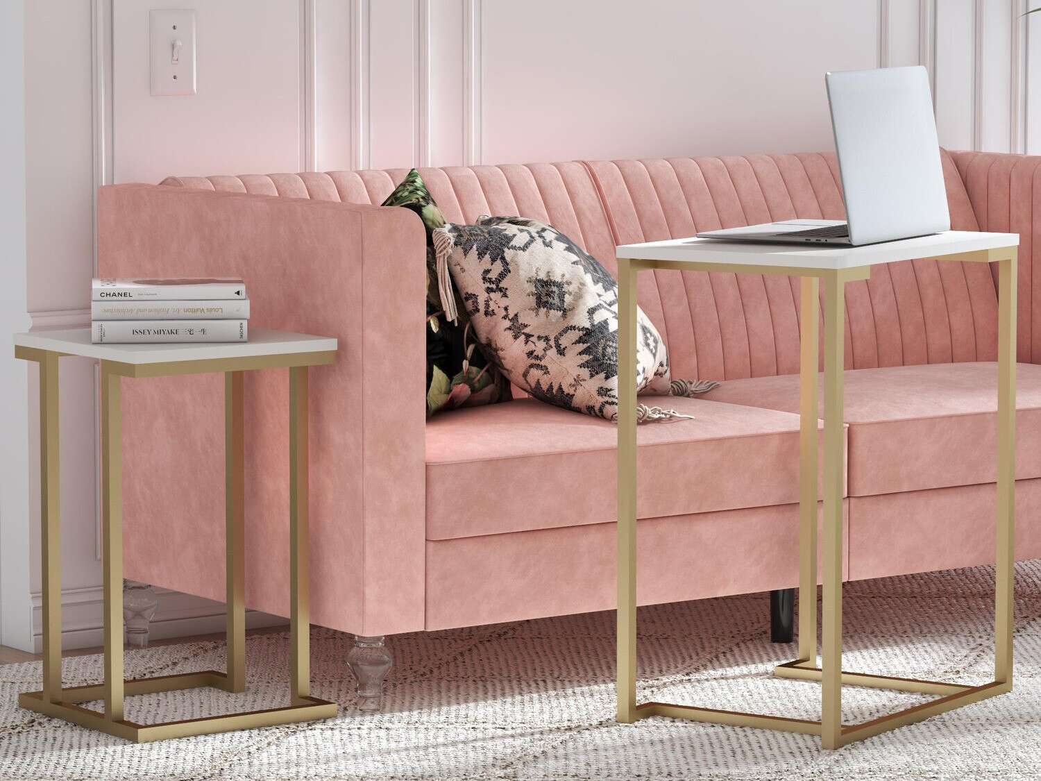Conjunto de mesas laterais CosmoLiving by Cosmopolitan 150