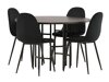 Conjunto para refeições Dallas 3446 (Preto)