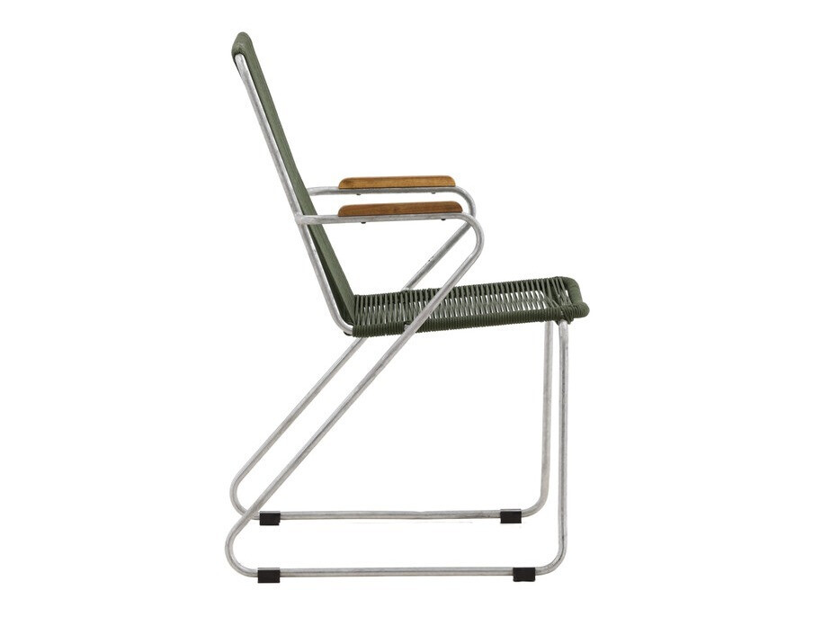 Cadeira para o exterior Dallas 3463 (Verde + Prateado)