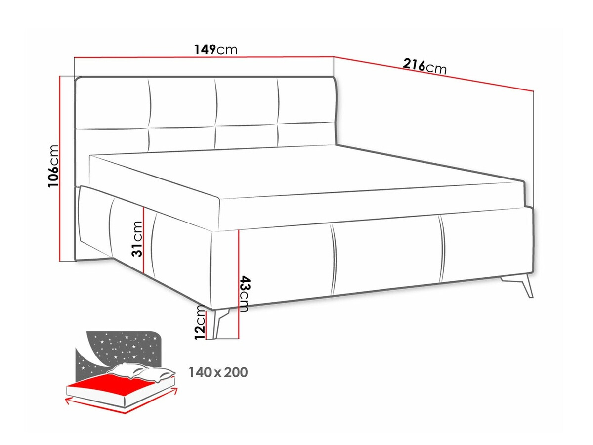 Cama ComfiDream 172 (Fresh 11)