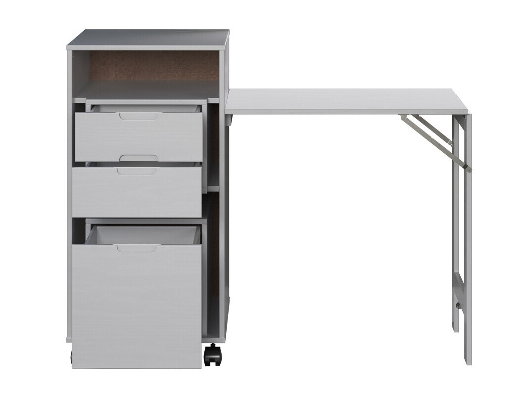 Mesa de escritório Indianapolis 122 (Pinheiro branqueado + Carvalho de mel)