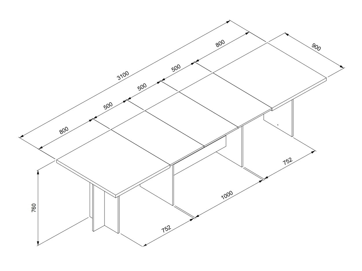 Mesa Findlay 100 (Cimento)