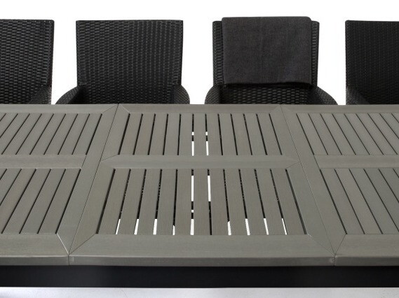 Conjunto de mesa e cadeiras Comfort Garden 1320 (Preto)