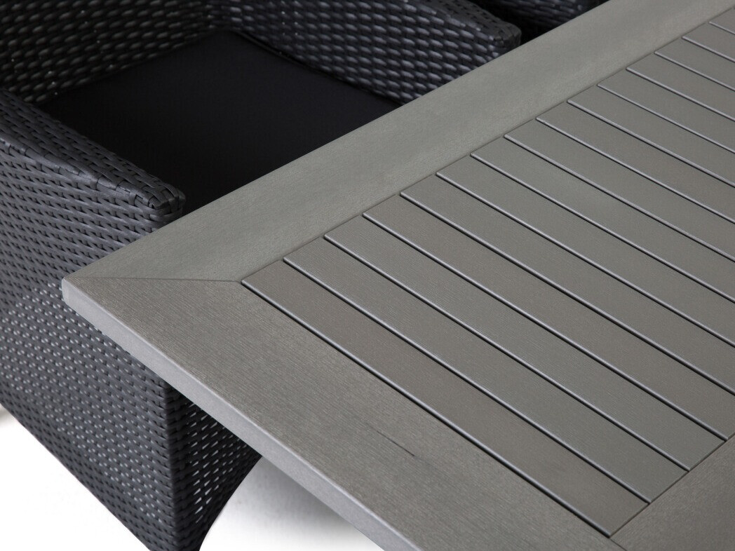 Conjunto de mesa e cadeiras Comfort Garden 1320 (Preto)