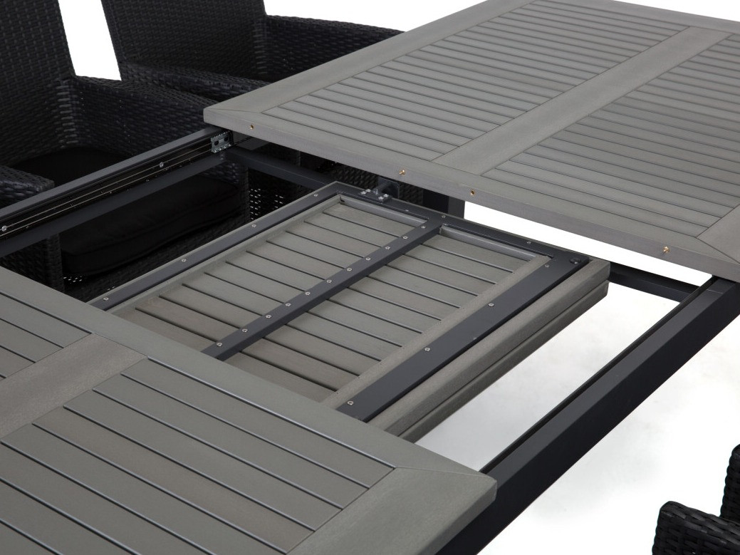 Conjunto de mesa e cadeiras Comfort Garden 1320 (Preto)