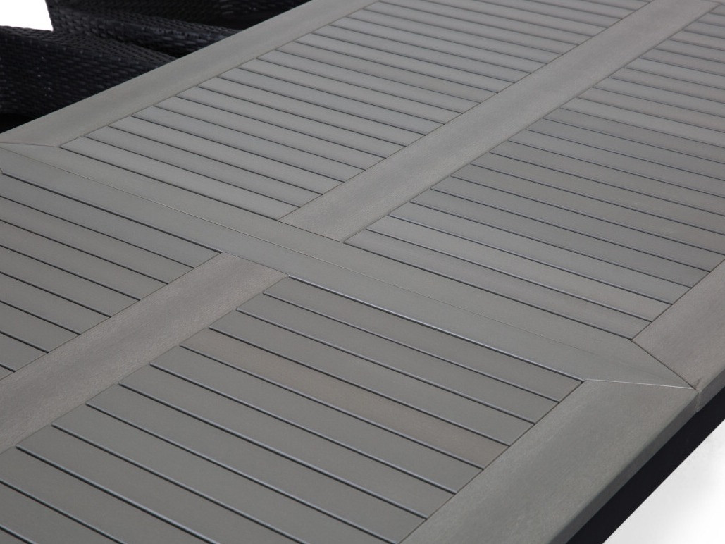 Conjunto de mesa e cadeiras Comfort Garden 1320 (Preto)