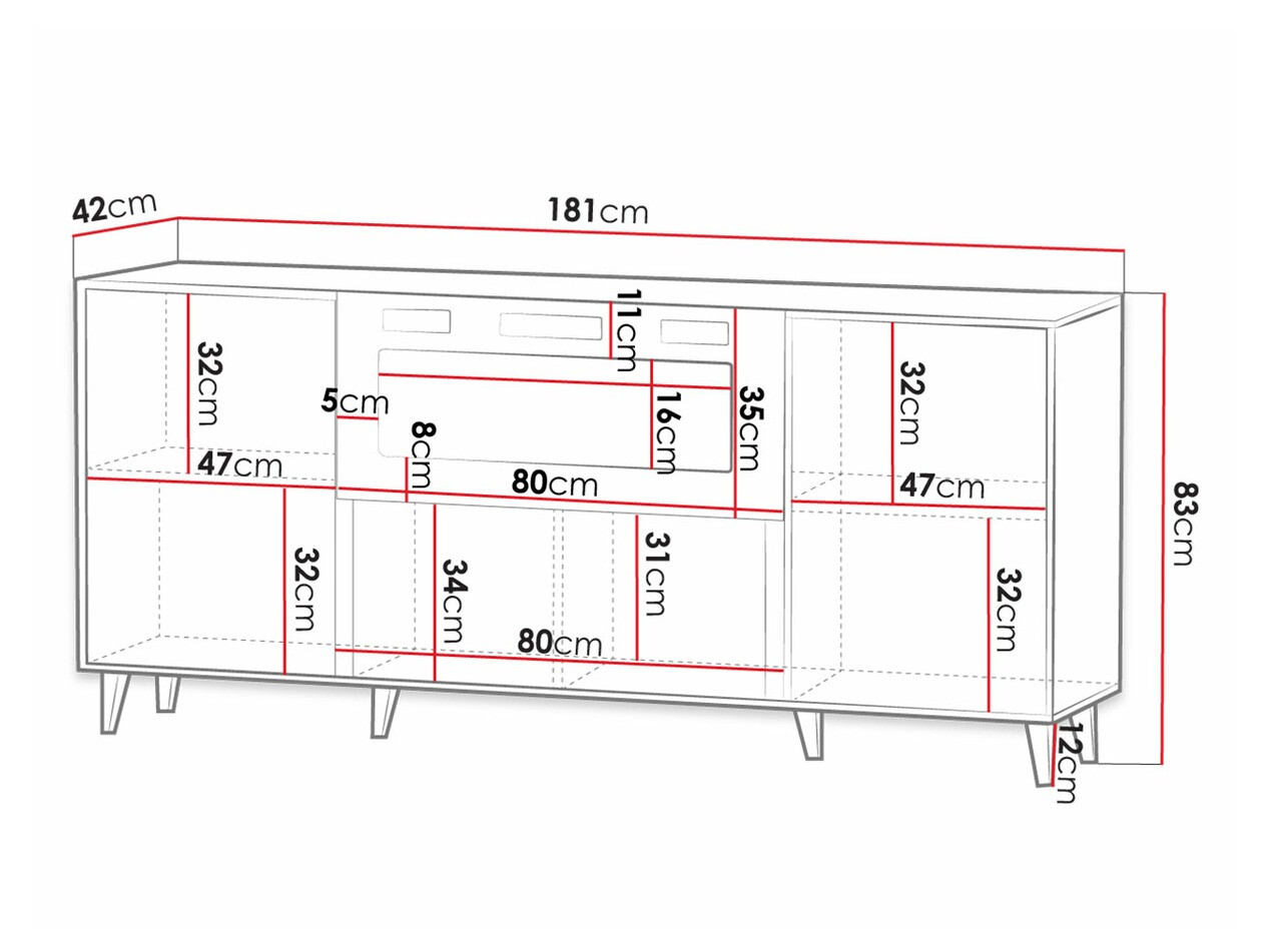 Aparador Comes I (Carvalho wotan)