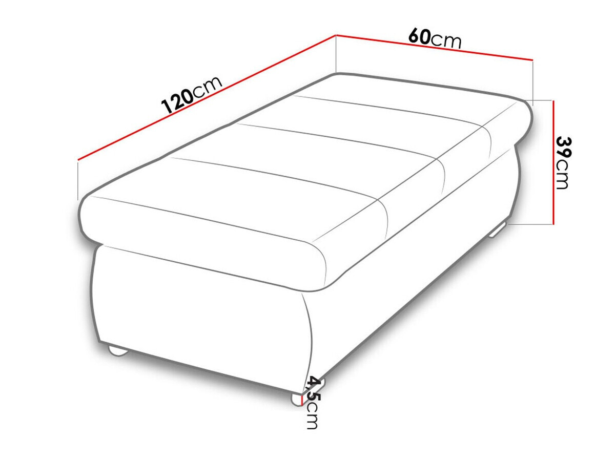 Banco estofado Comfivo 143 (Uttario Velvet 2955)
