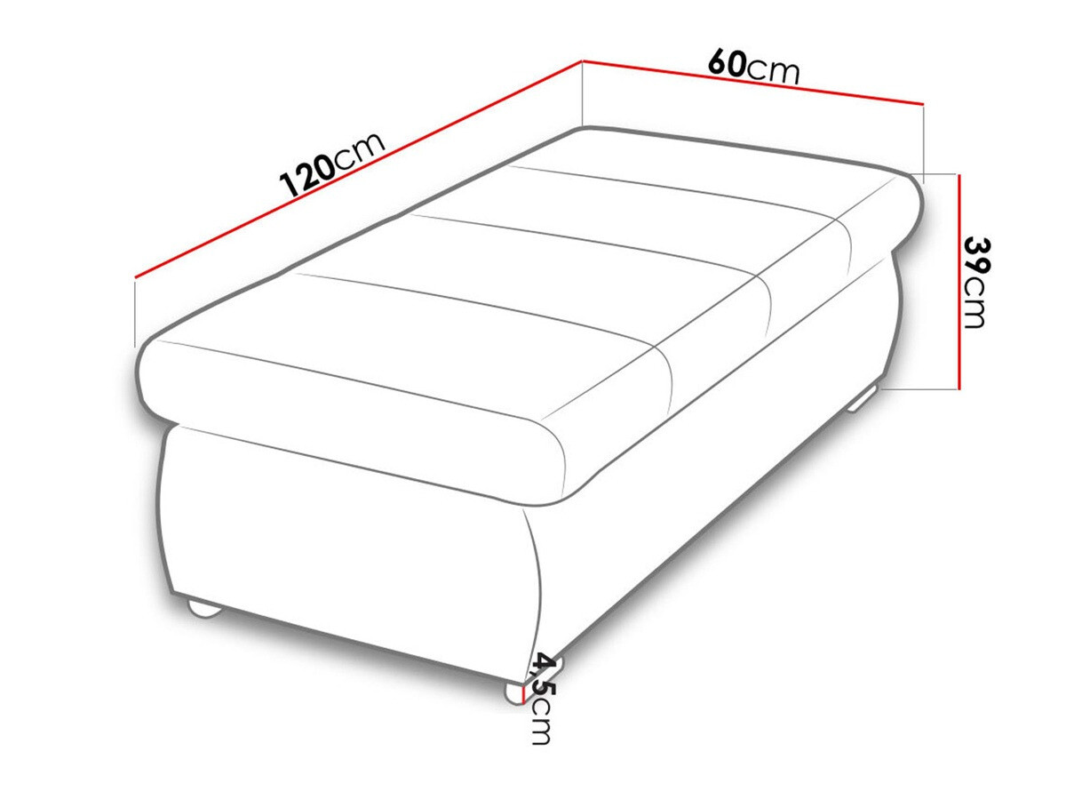 Banco estofado Comfivo 143 (Venus Velvet 2921 + Miu 2059)