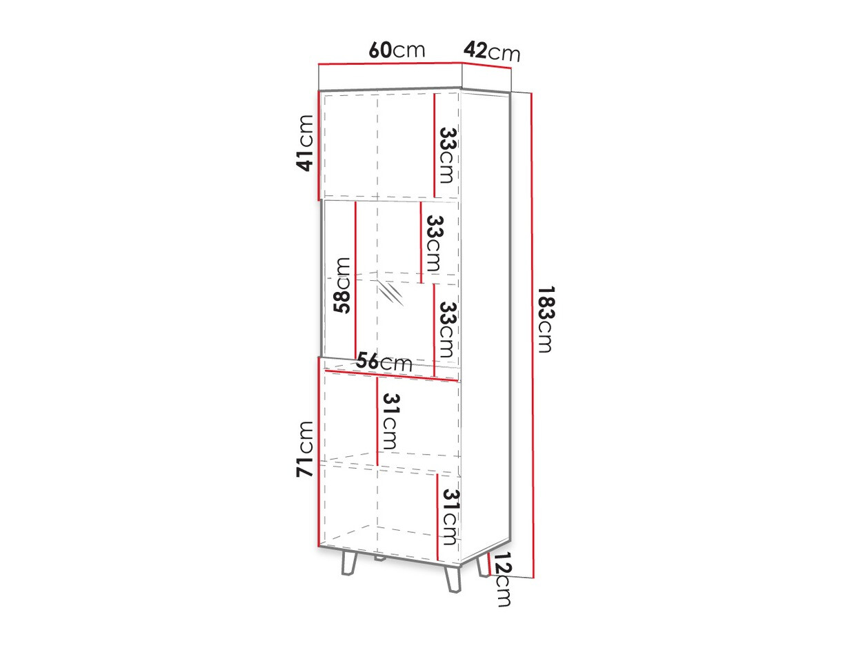 Estante Comes (Carvalho wotan)