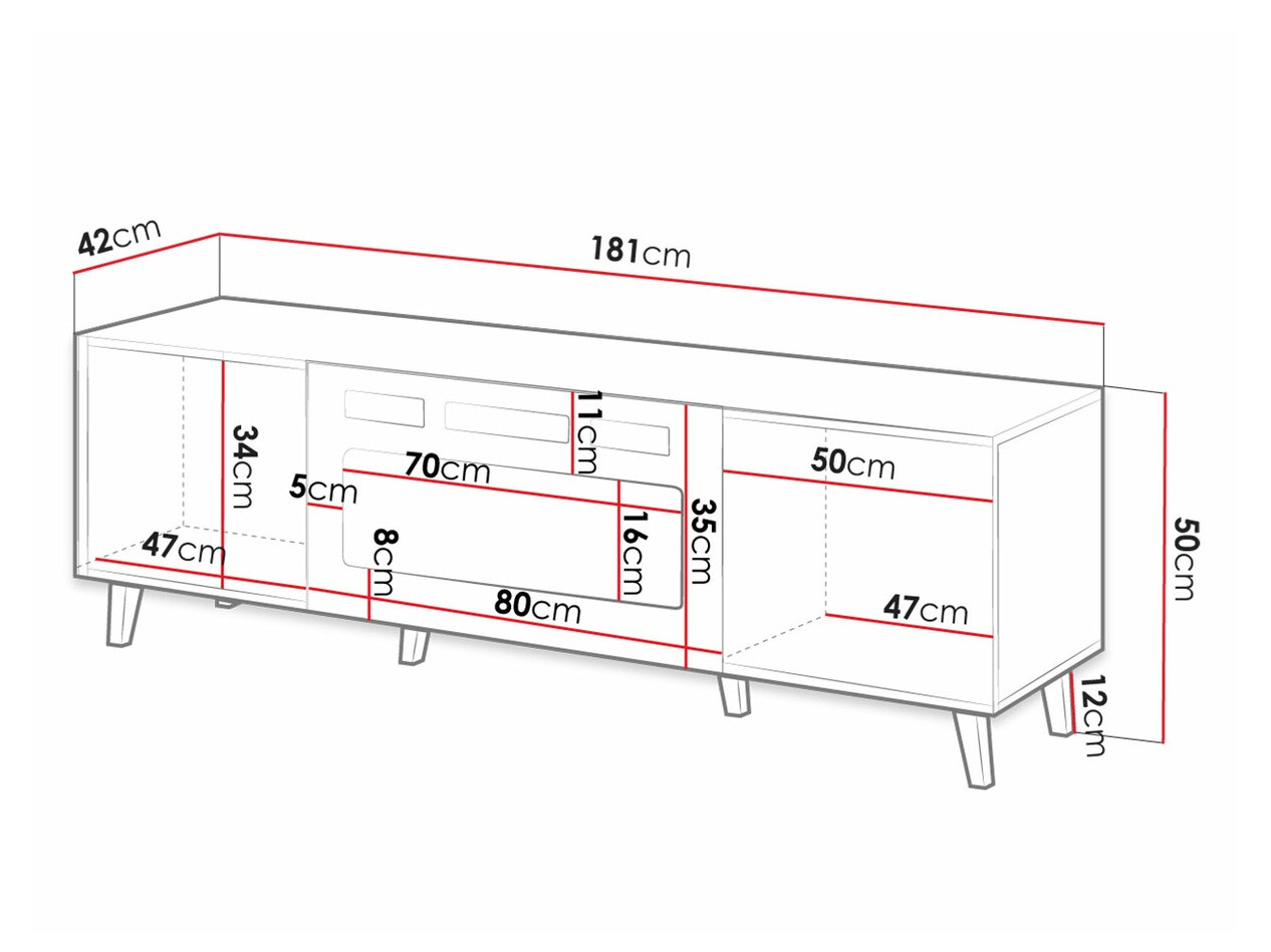 Móvel de TV Comes II (Antracite)